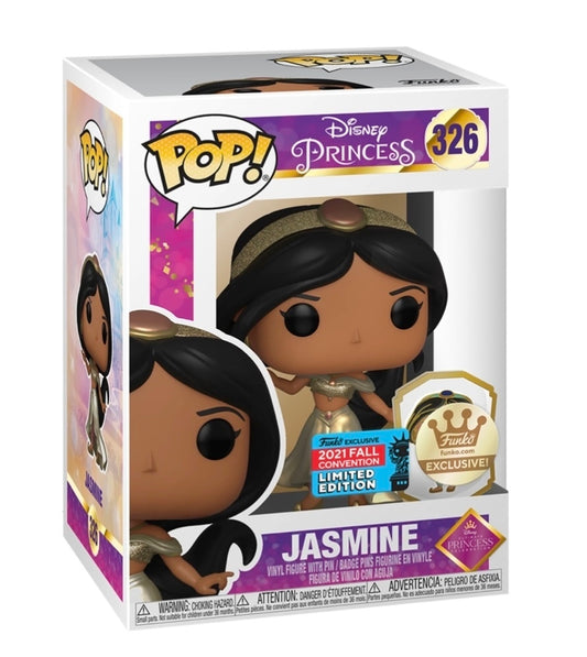 Jasmine (Dancing | Gold) with Pin