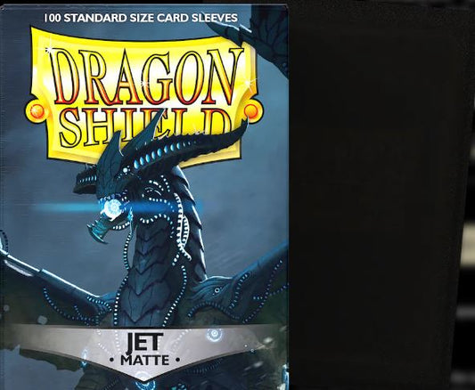 Dragon Shield Game Sleeves Matte Jet 100Ct Pack