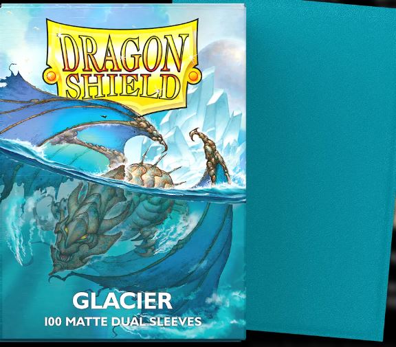 Dragon Shield Card Sleeves 100ct Dual Matte Glacier