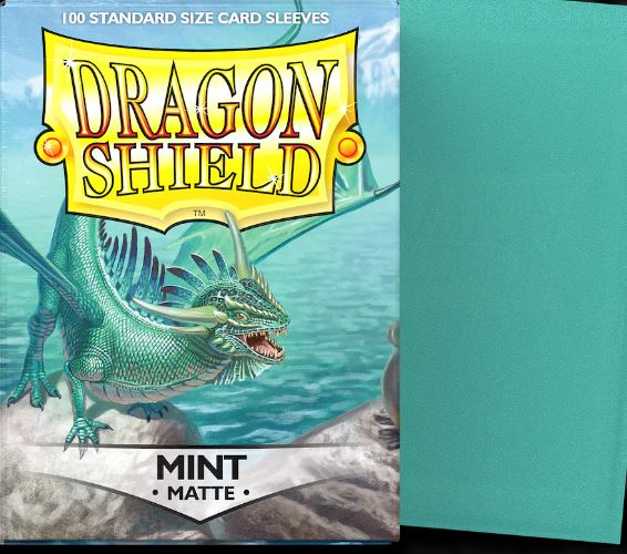 Dragon Shield Game Sleeves Matte Mint 100Ct Pack