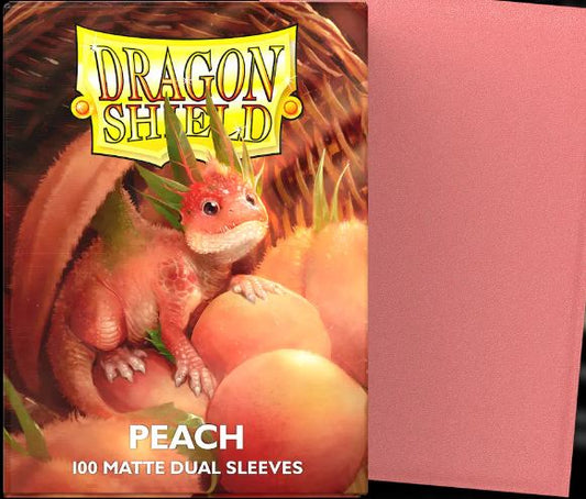 Dragon Shield Card Sleeves 100ct Dual Matte Peach